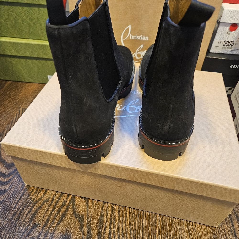 Christian Louboutin Alpinosol Suede Boot Men's Size 42 - Picture 5 of 8